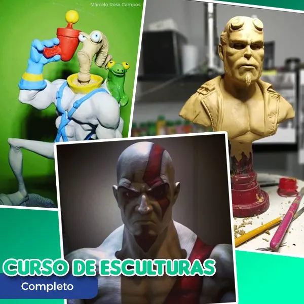 Imagem do curso Curso de Esculturas - Completo