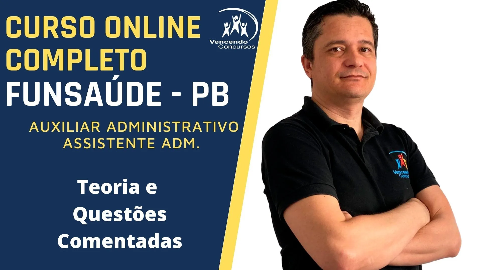 Imagem de Curso Aprovação Funsaúde - PB criado por Vencendo Concursos na hotmart