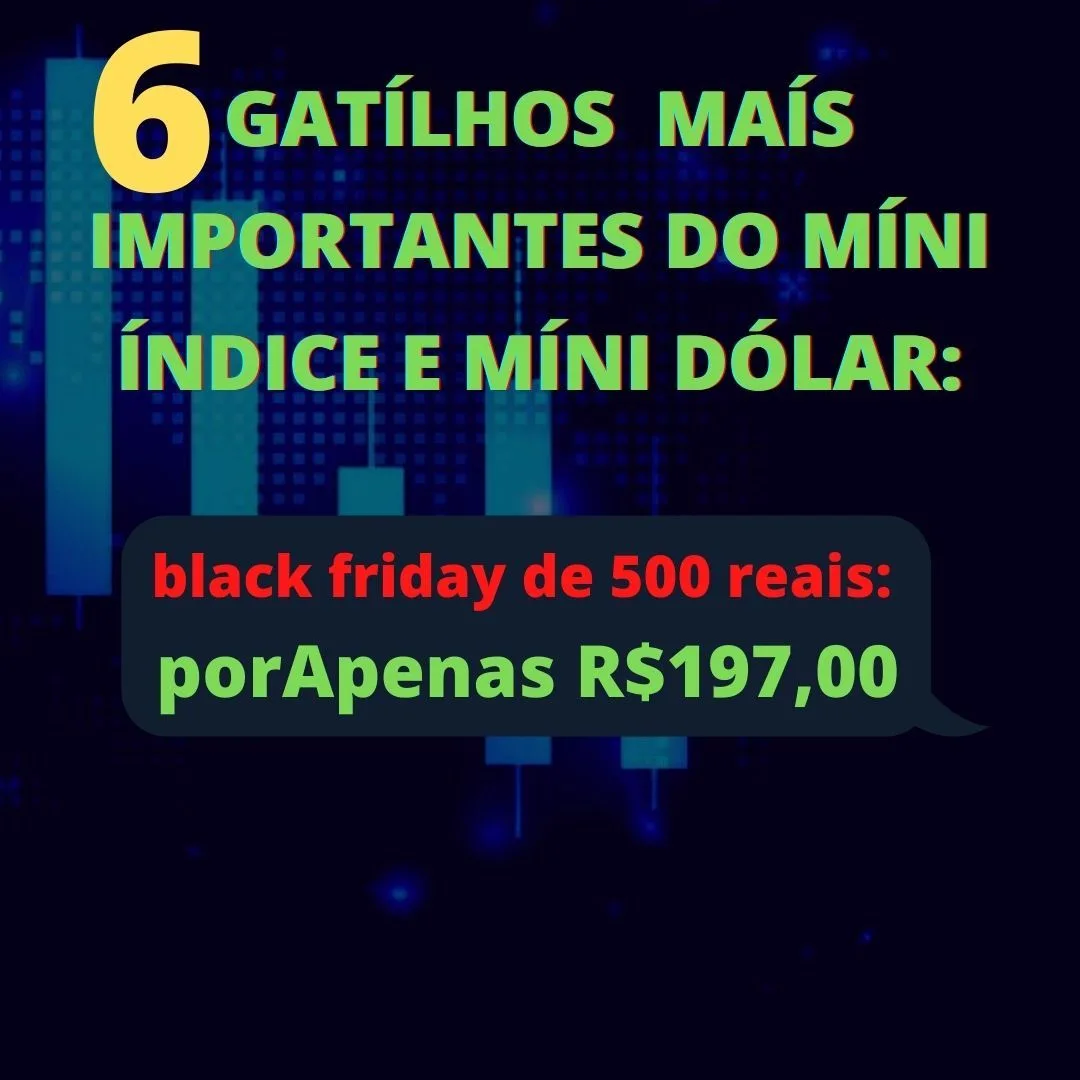 Imagem do curso 6-Gatilhos mais importantes do mini Índice e mini dólar: