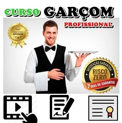 CURSO DE GARÇOM- COM CERTIFICADO