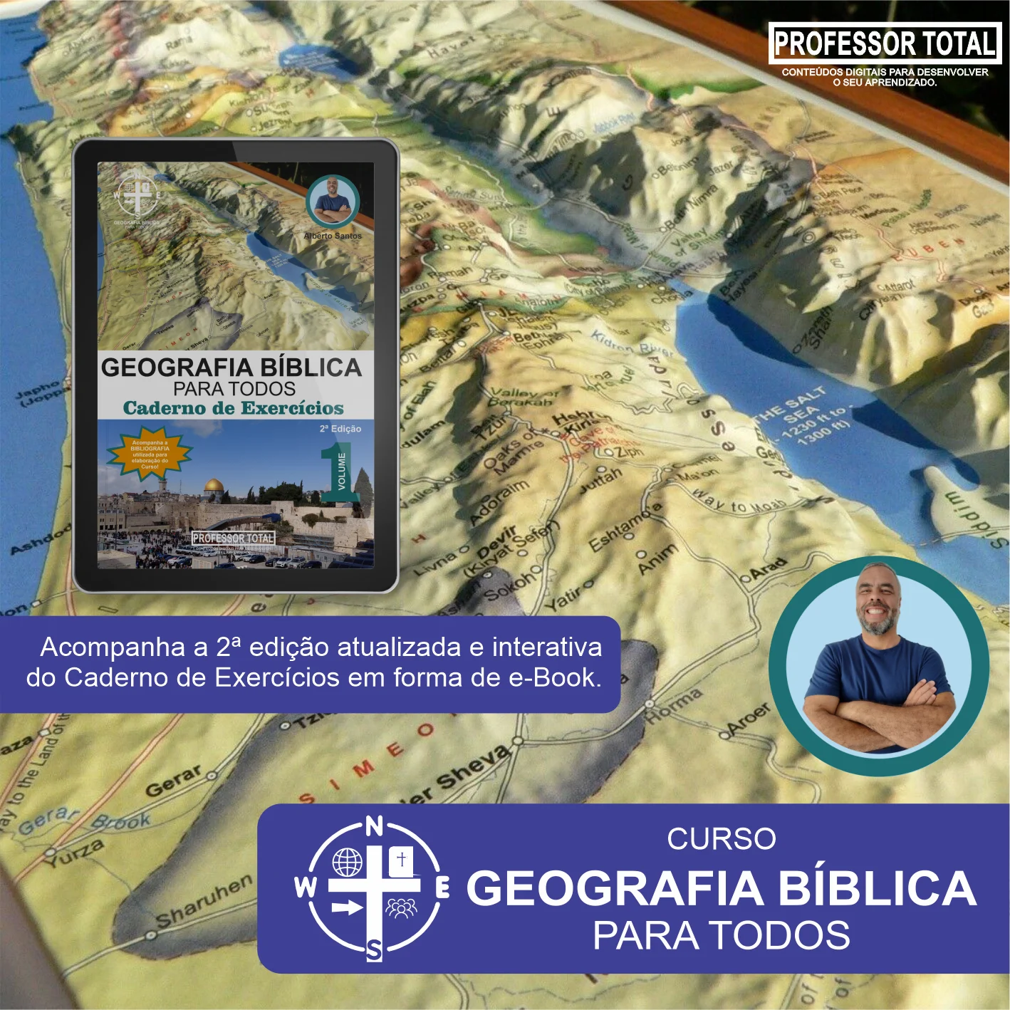 Imagem de Curso GEOGRAFIA BÍBLICA PARA TODOS criado por Alberto Santos na hotmart