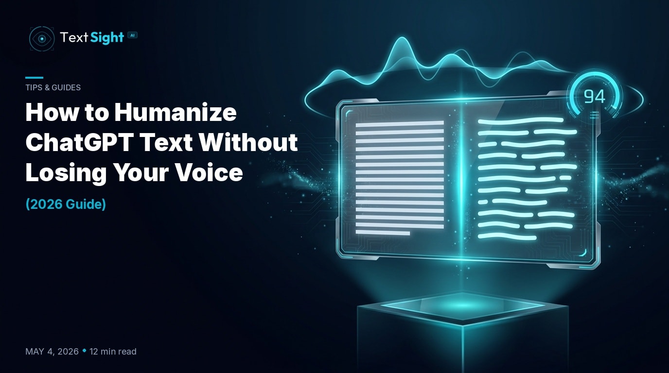 How to Humanize ChatGPT Text (2026 Guide + Examples)