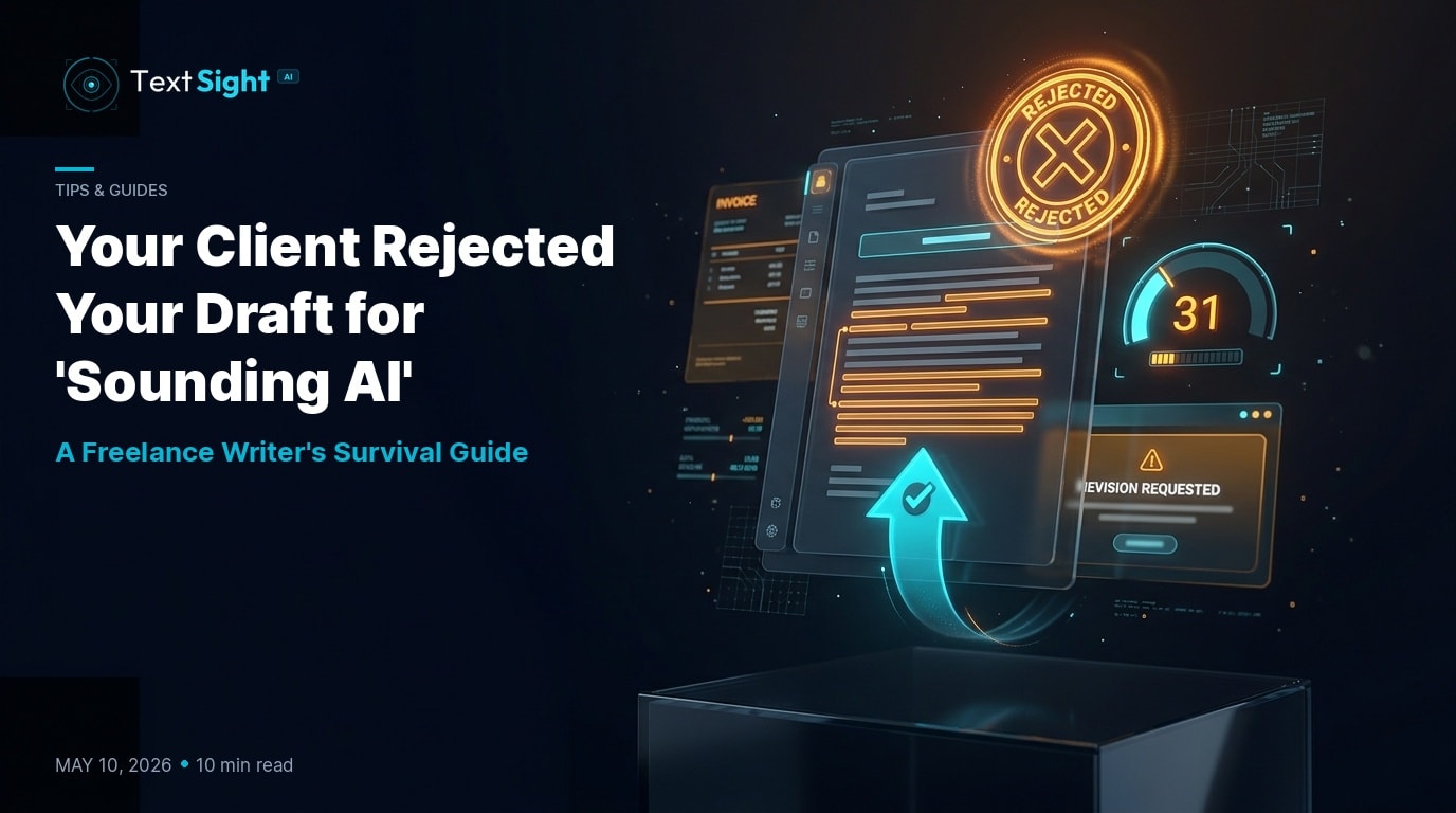 Client Says Your Draft 'Sounds AI'? Freelancer Guide 2026
