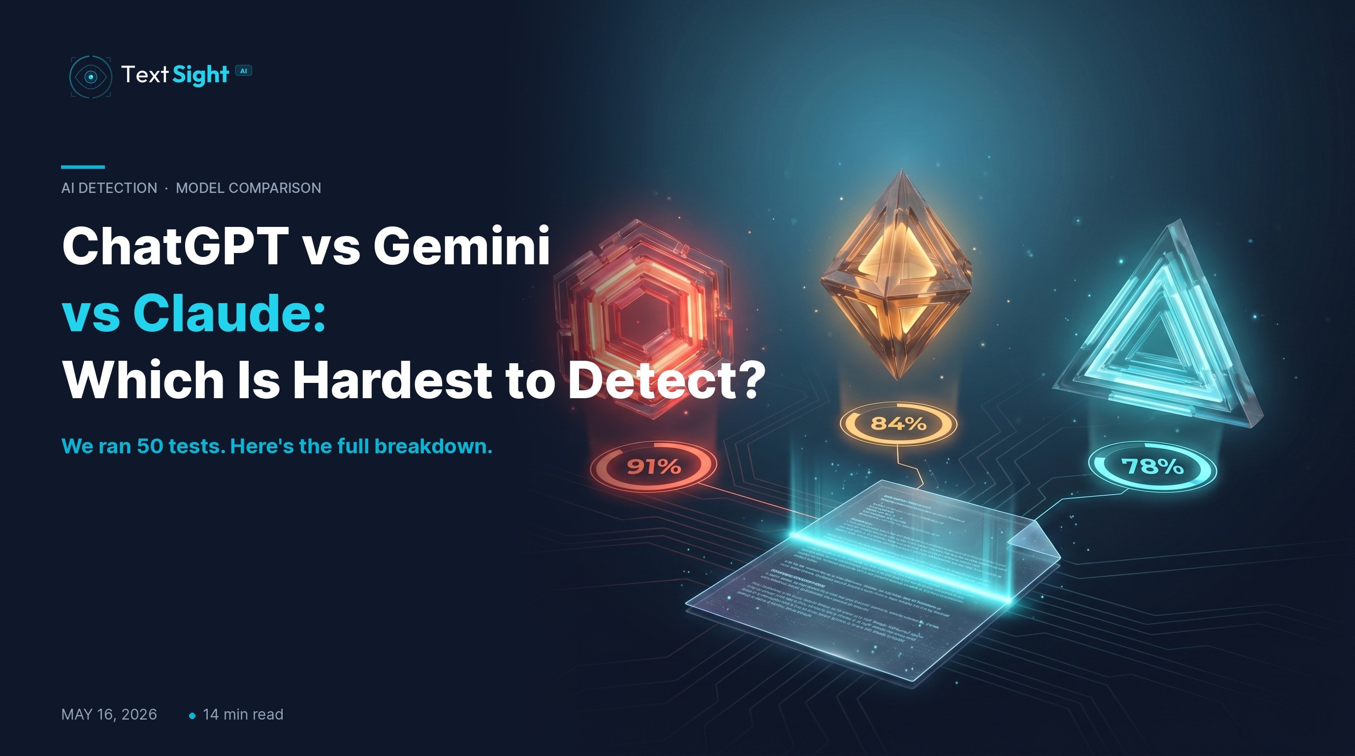 ChatGPT vs Gemini vs Claude: Hardest AI to Detect?