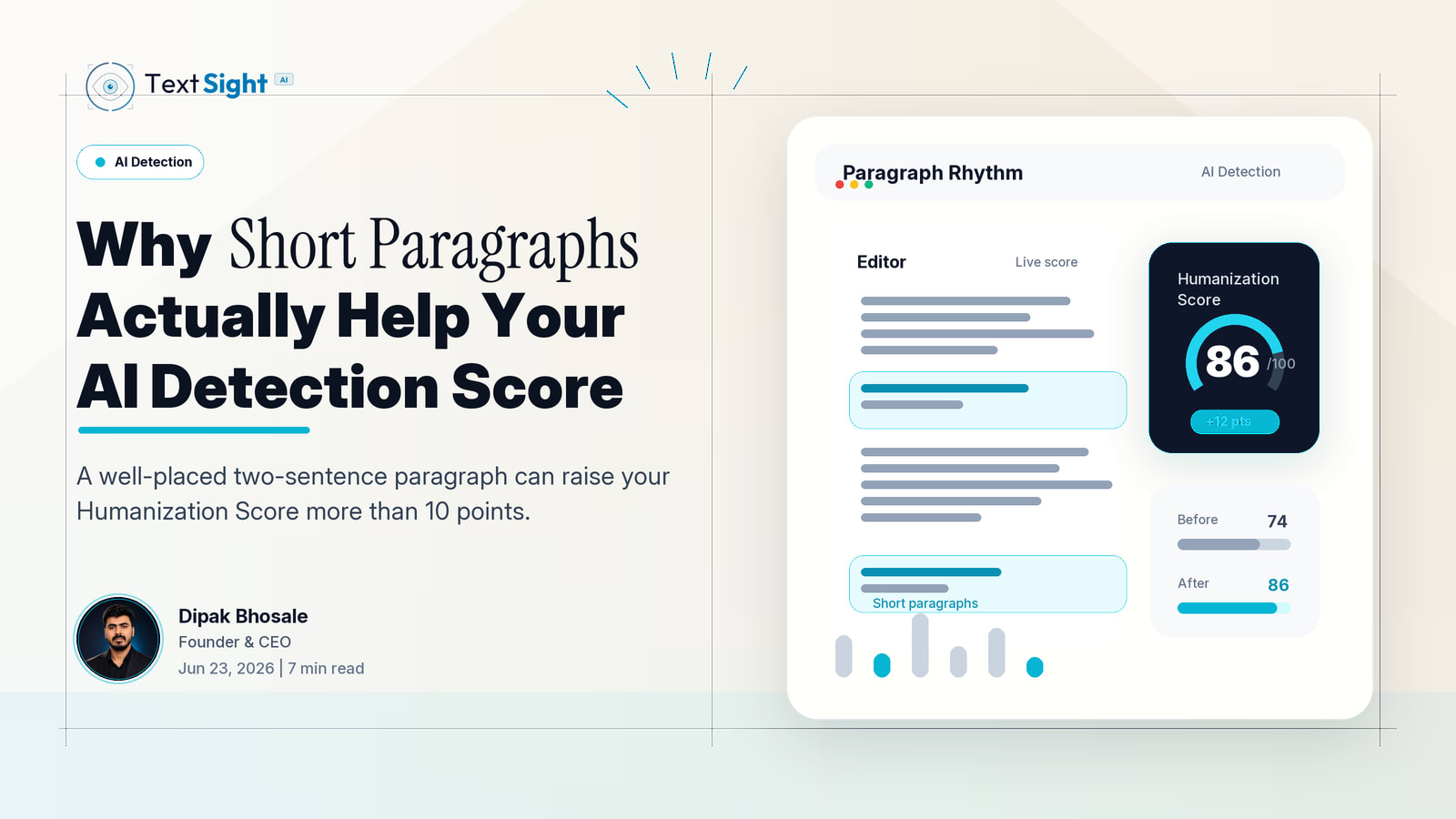 Why Short Paragraphs Actually Help Your AI Detection Score (And the Right Way to Use Them)