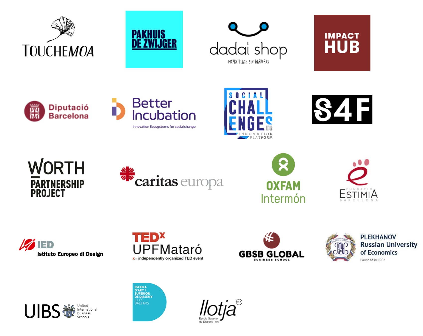 Logos de Clientes y proyectos realizados.