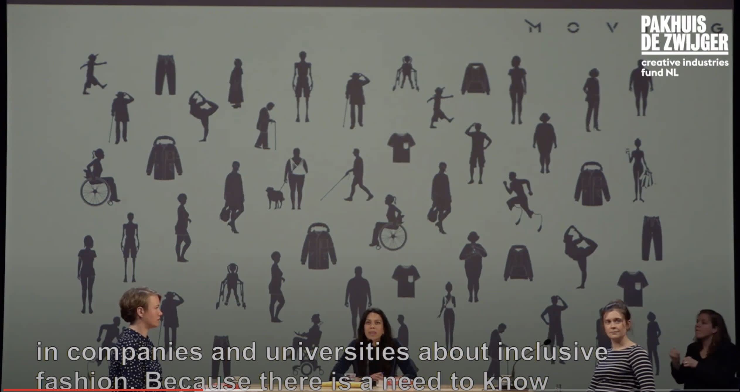 Inclusive fashion design conference in Amsterdam in 2021.