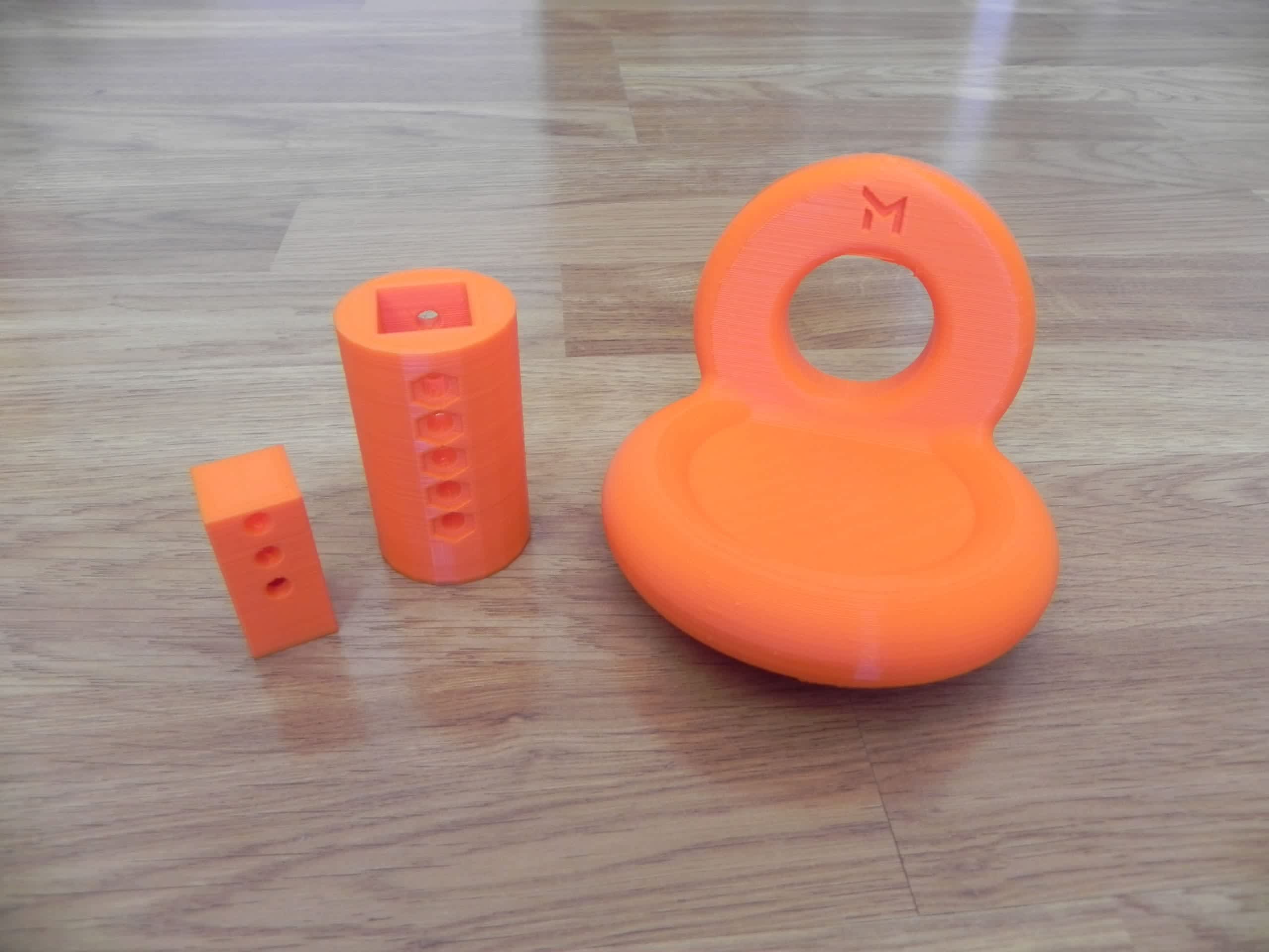 Image of the inclusive adaptation made with 3D printing.