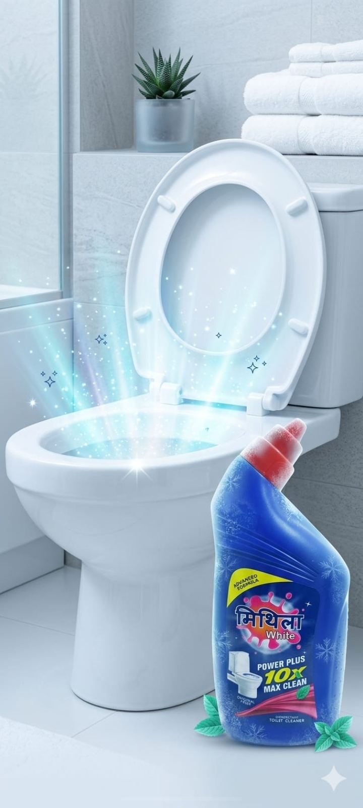 ❄️ Mithila White Toilet Cleaner
