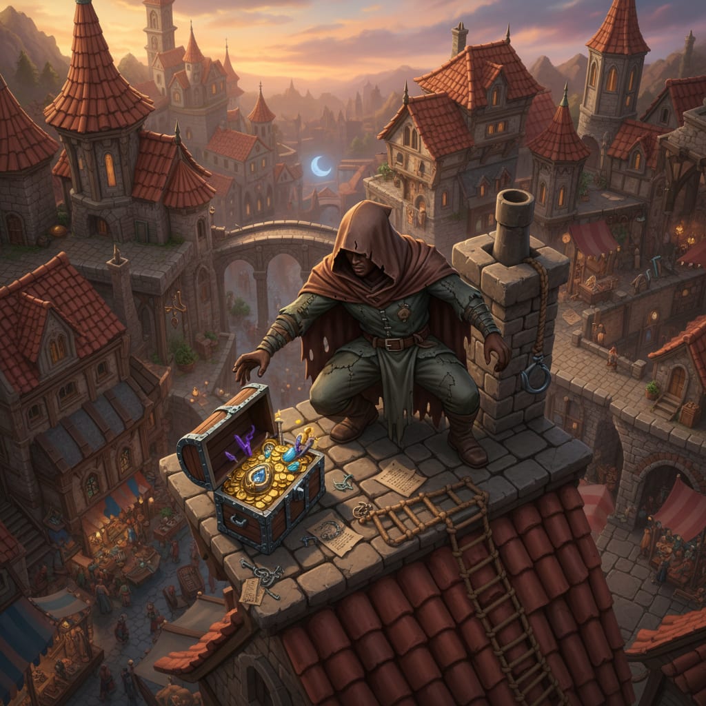 Hooded Fantasy Thief