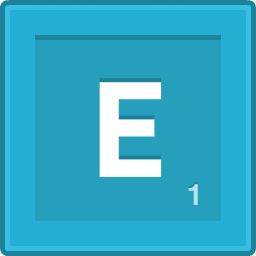 Letter E