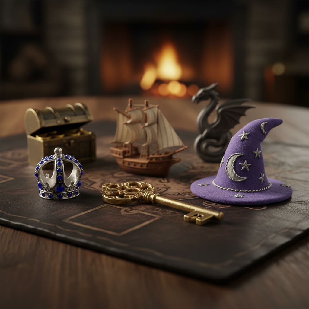 Key Crown Wizard Pawns