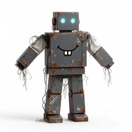 Weathered Bucktooth Robot