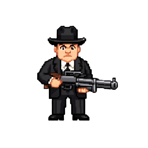 1940s Mobster Gunman