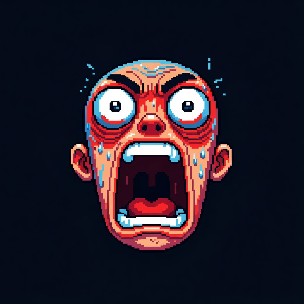 Customer Scream Face