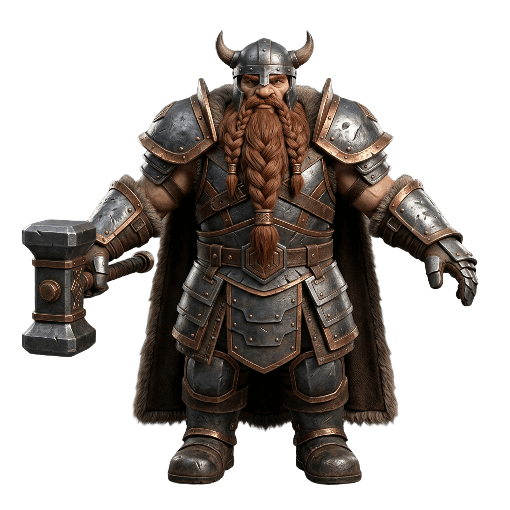 Dwarven Viking Warrior
