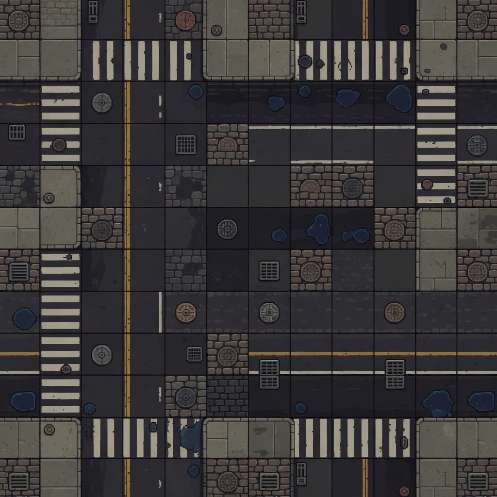 City Streets Tileset