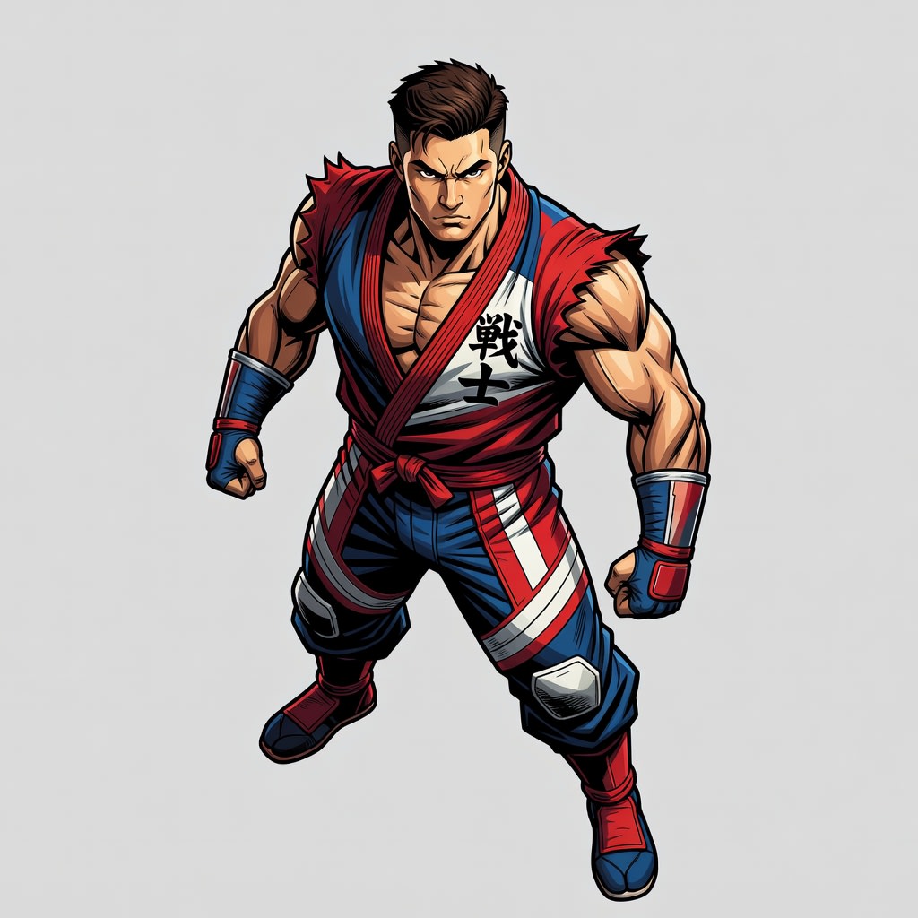 Player Character - Japanese-American Fighter