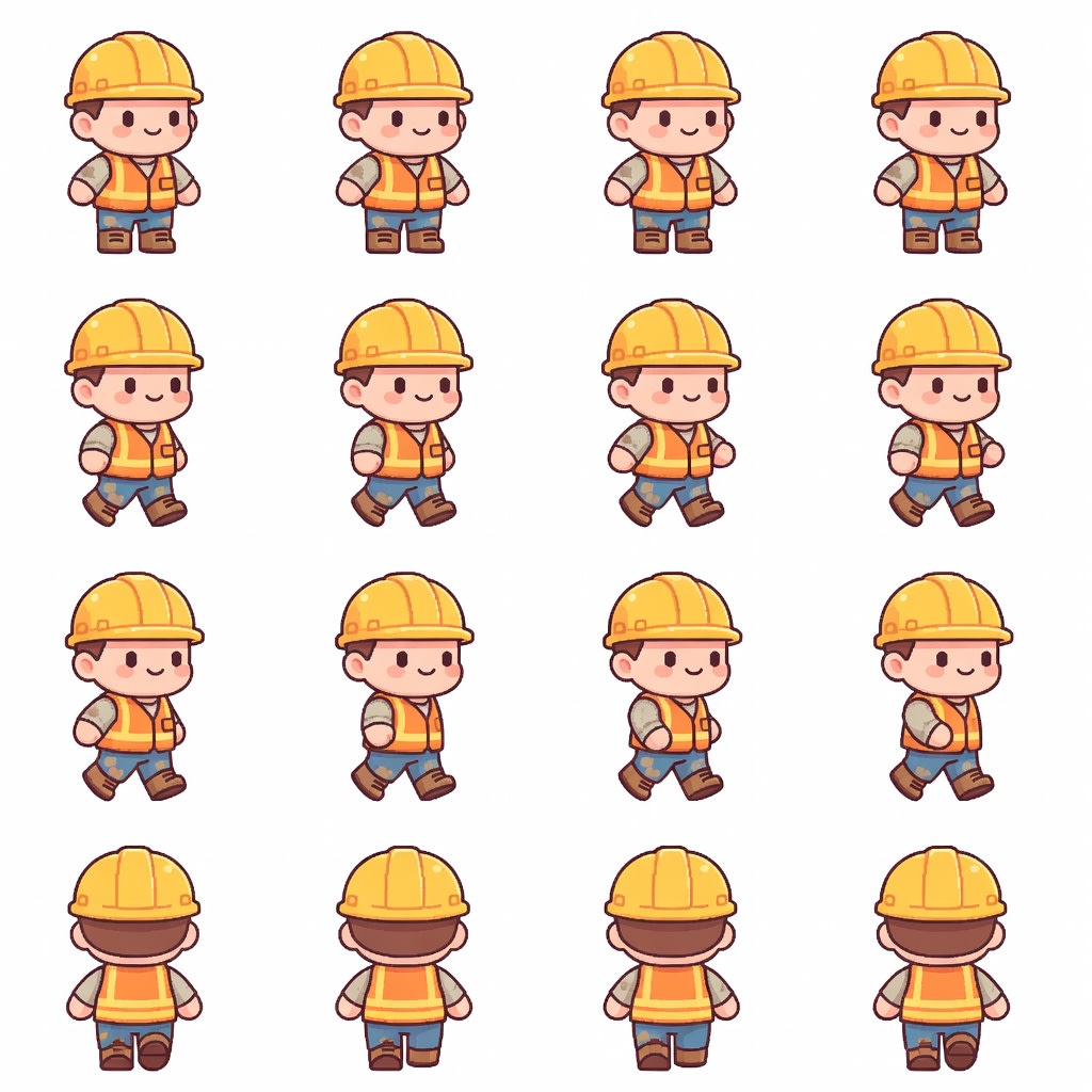 Hammr Player Spritesheet