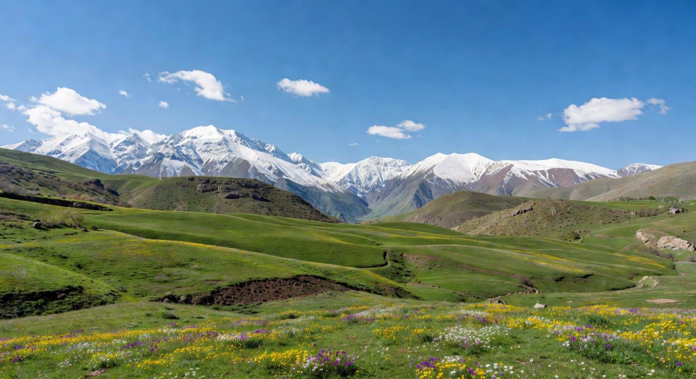 Kurdistan Mountain Panorama