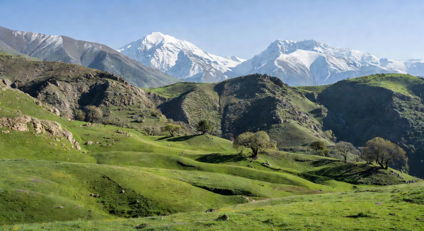 Kurdistan Mountain Landscape Concept