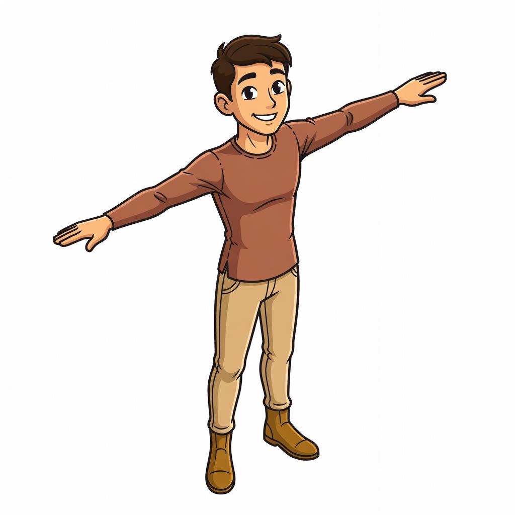 Cartoon Adventurer Character Concept (1 / 4)