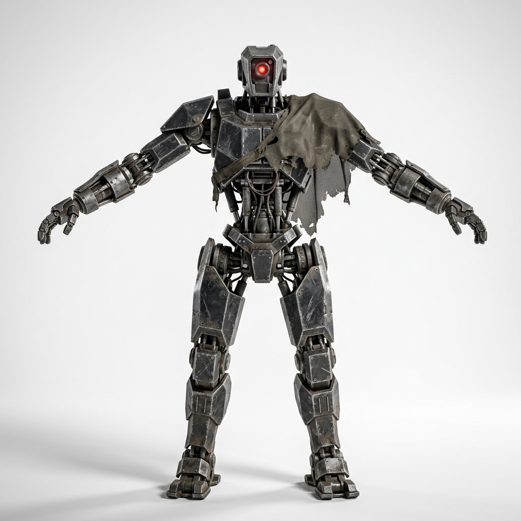 Bloodrust Robot Player Concept (3 / 4)