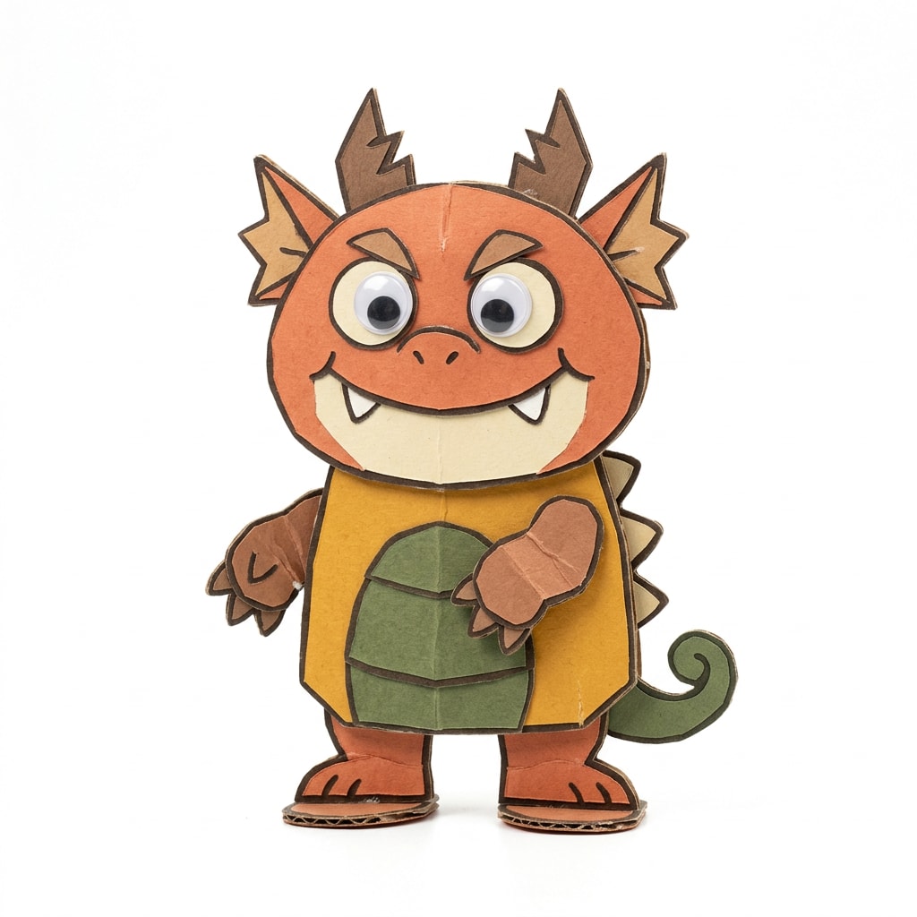 Paper Craft Enemy - Concept (1 / 4)