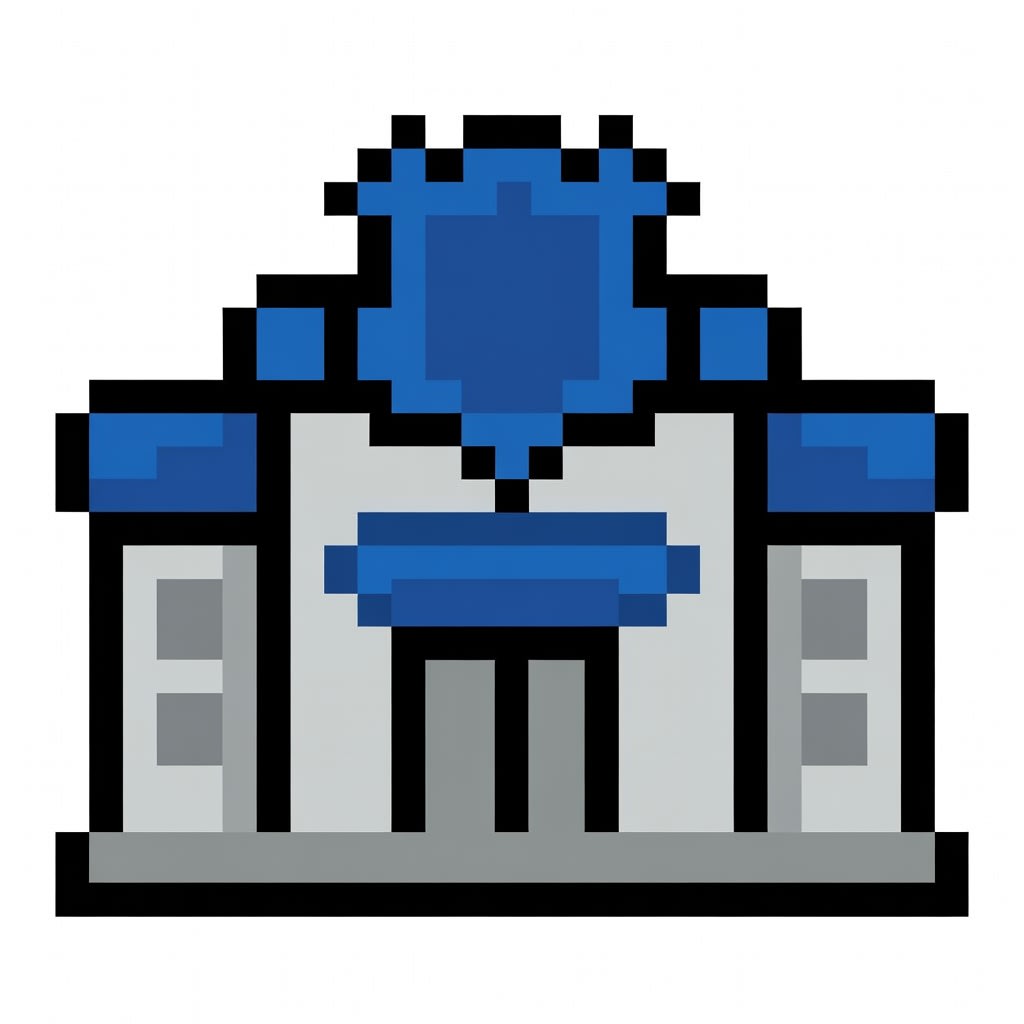 Police Station Map Icon