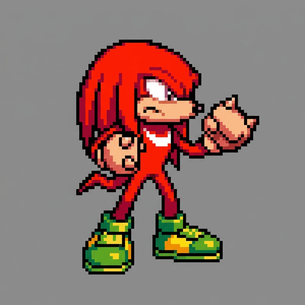 Knuckles - Sonic Advance Style (1 / 2)