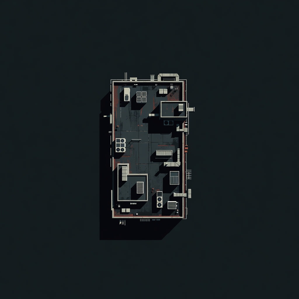 Top-down building rooftop (2 / 4)