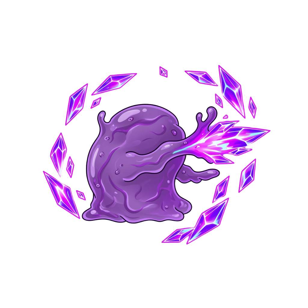 Ranged Slime - Purple (clean bg)