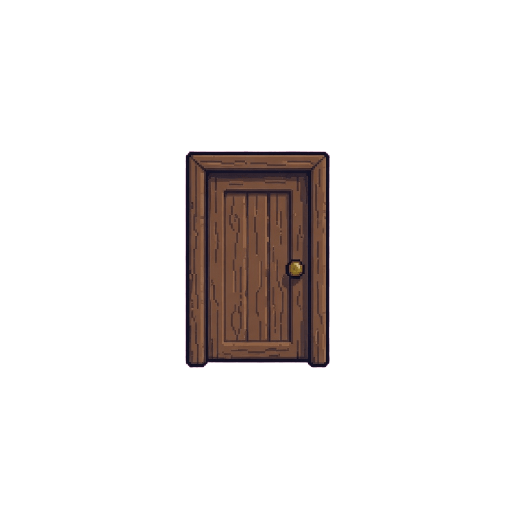 AQ Prop - Wooden Door