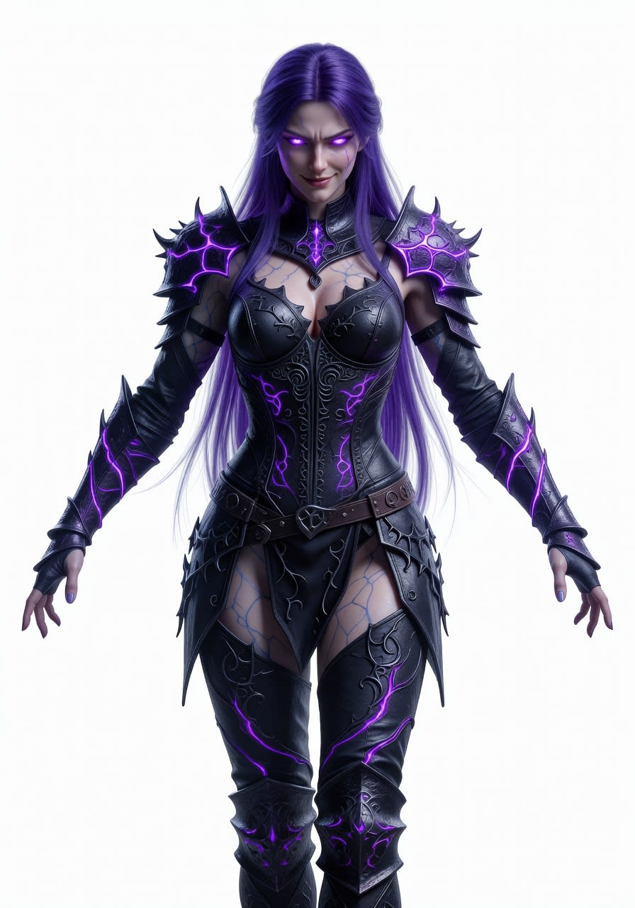 Violet Void Mage Concept (2 / 4)