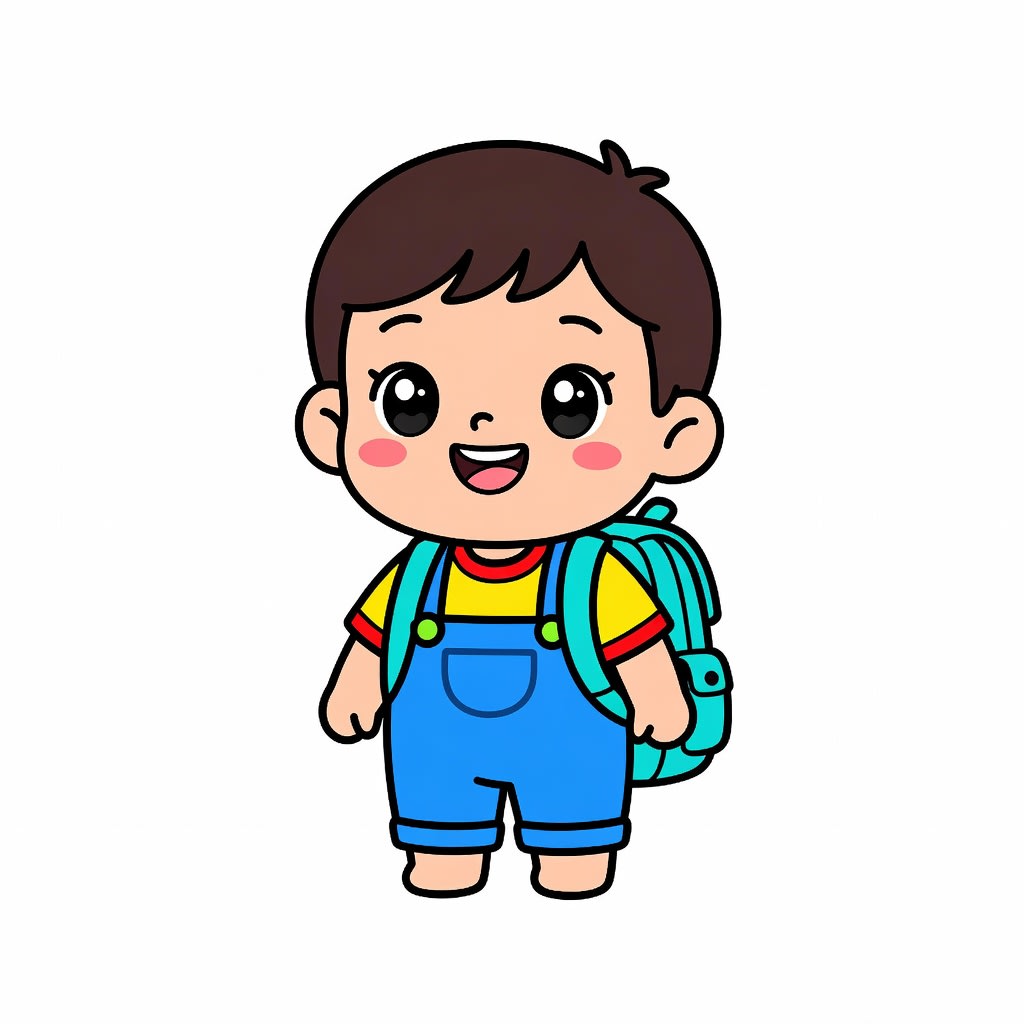 Cartoon Student Character (2 / 4)