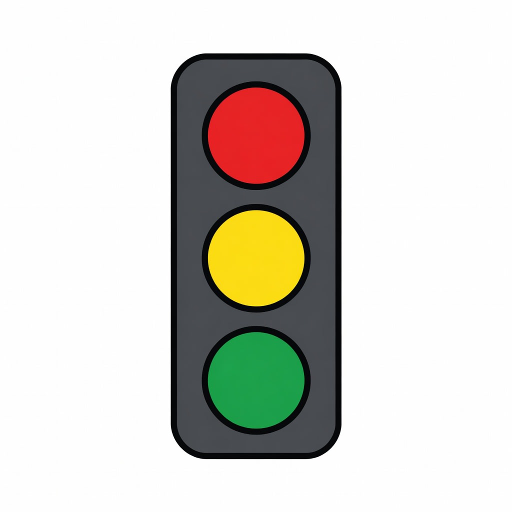 Cartoon Traffic Light