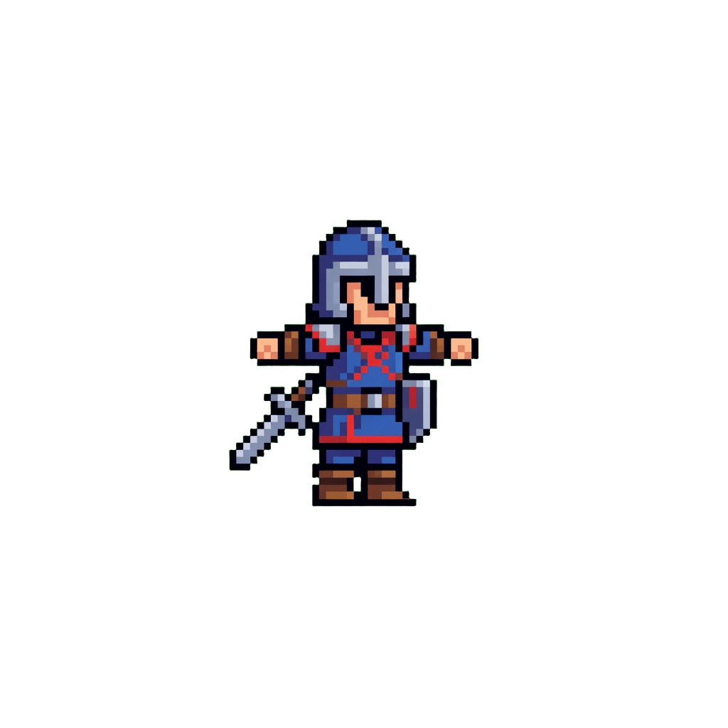 Pixel Hero GreenBg