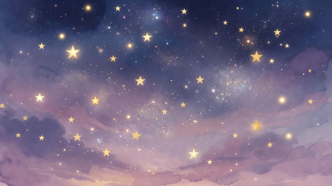 Starry Night Sky Background