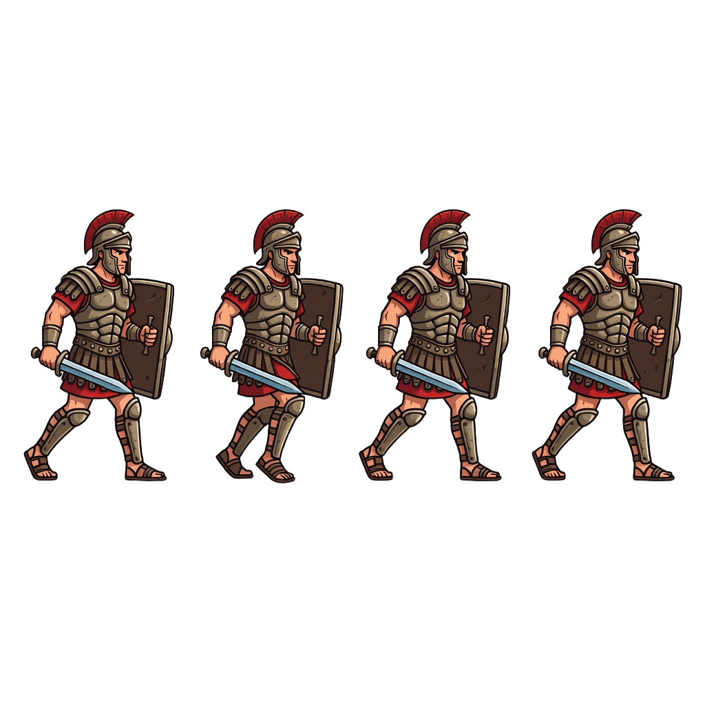 Gladiator Walk Spritesheet