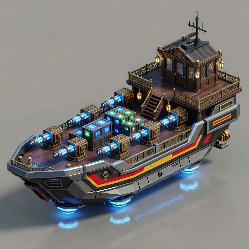 Morion Vessel with Plasma Cannons