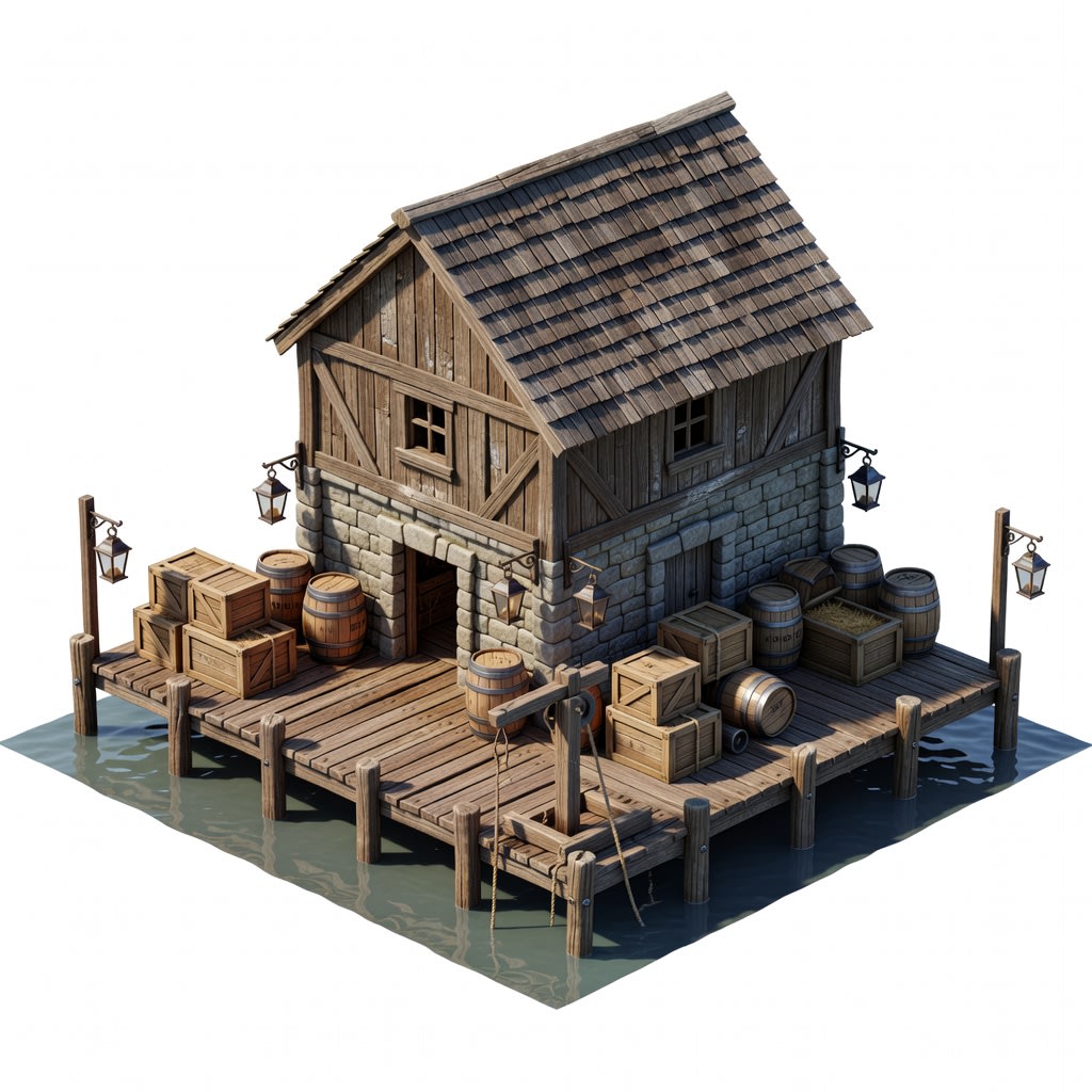 Colonial Port Warehouse Concept (1 / 2)
