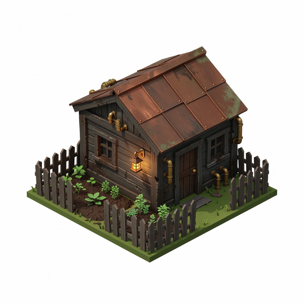 Steampunk Garden Shack