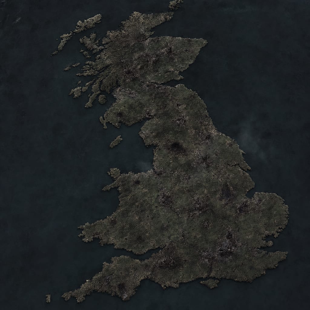 UK Map Background Hi-Res