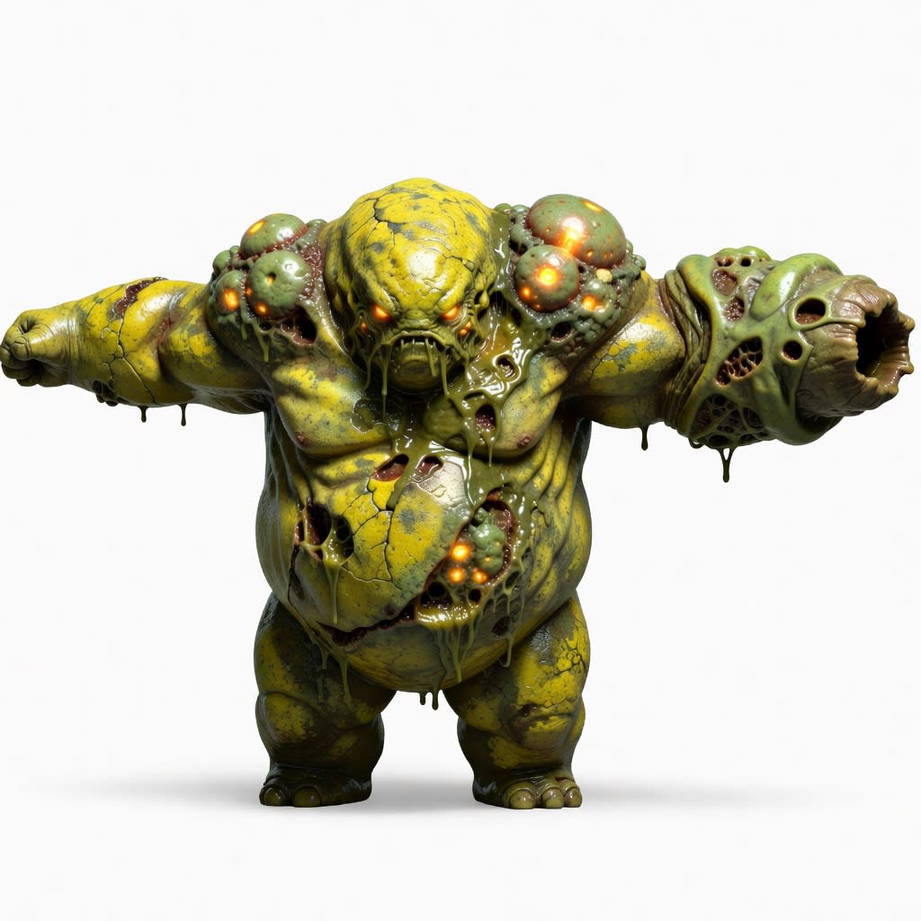 Ranged Enemy Concept - Irradiated Spitter (1 / 2)
