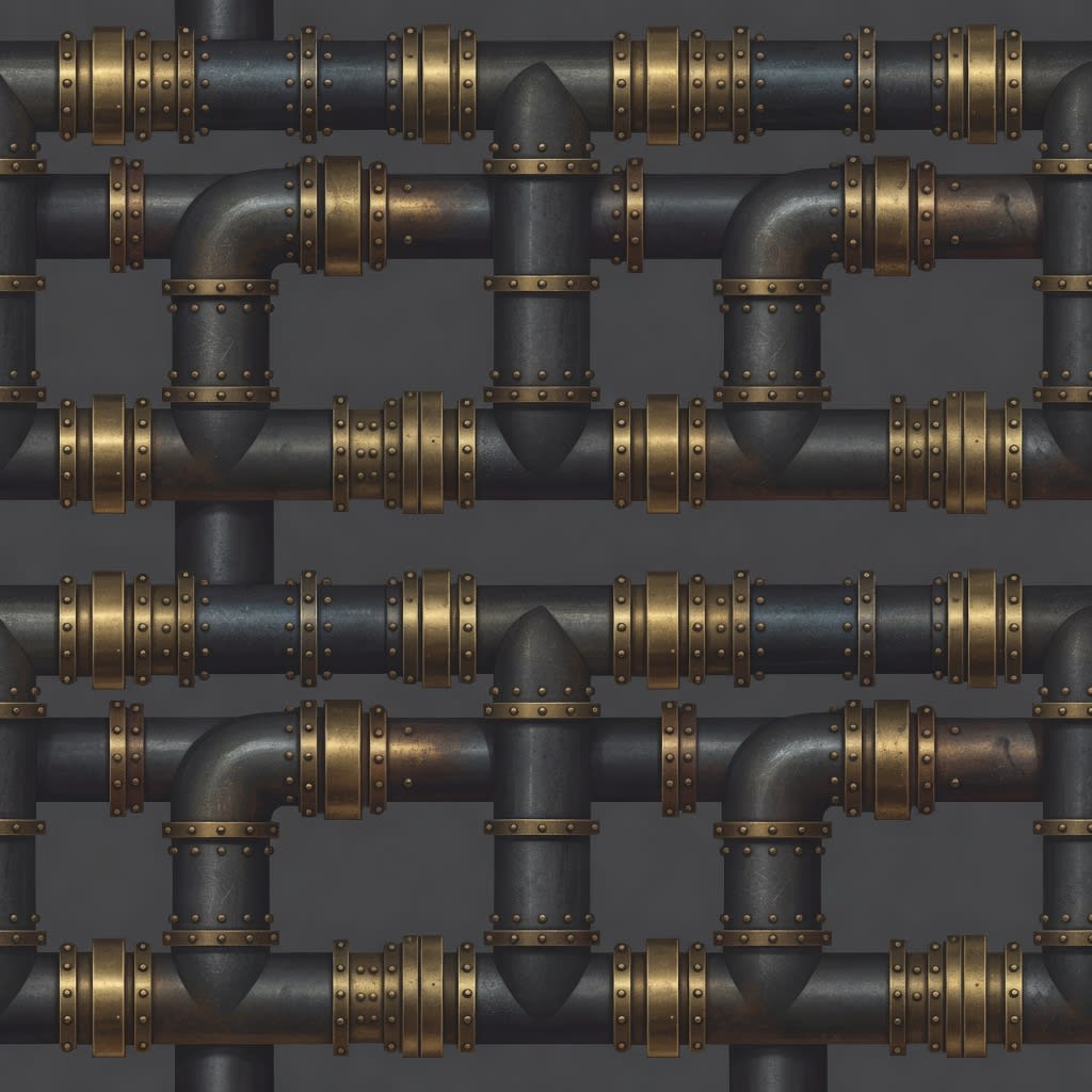 Steampunk Pipe Metal