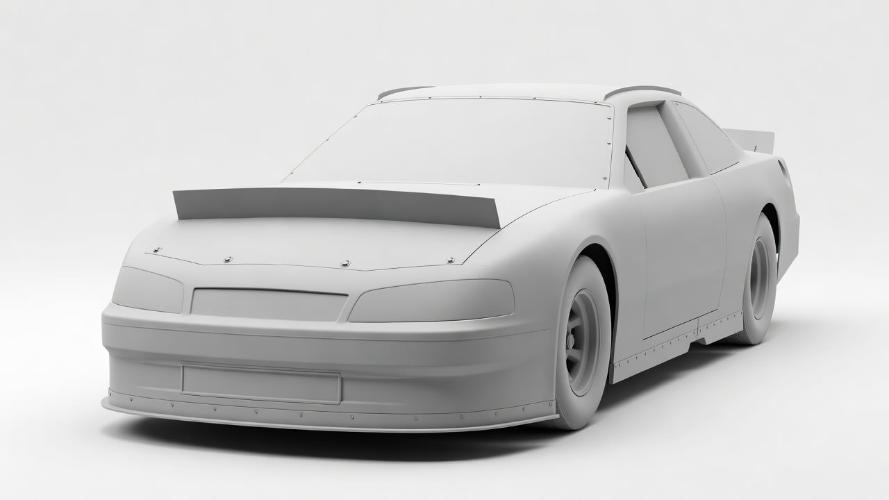 1990s-2000s NASCAR stock car clean base model concept (1 / 3)