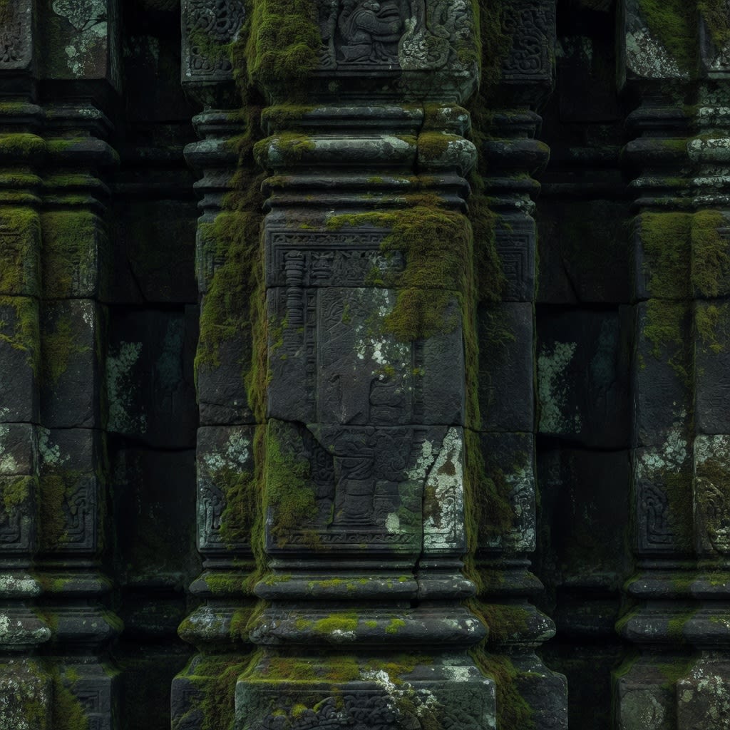 Mossy Pillar Stone