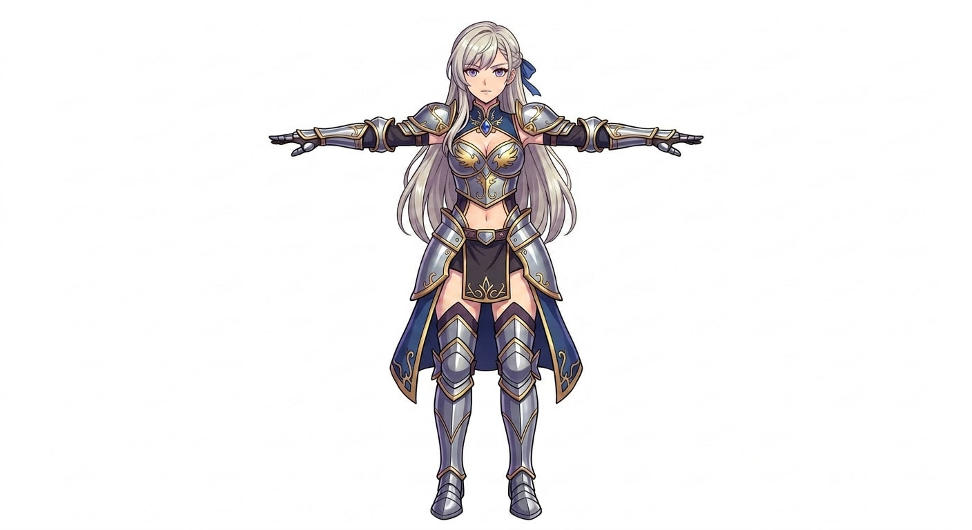 Image: Same character, same revealing fantasy battle armo