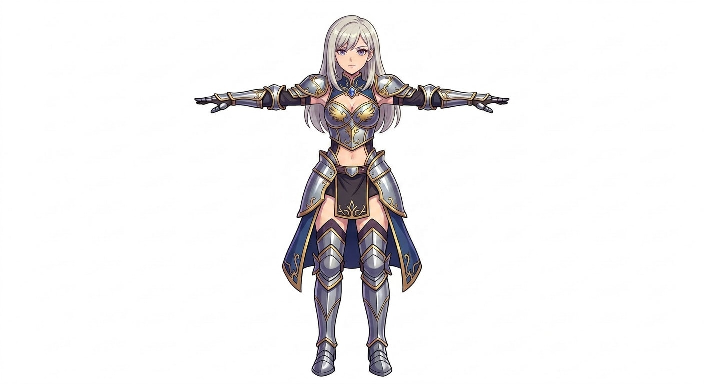 Image: Same character, same revealing fantasy battle armo