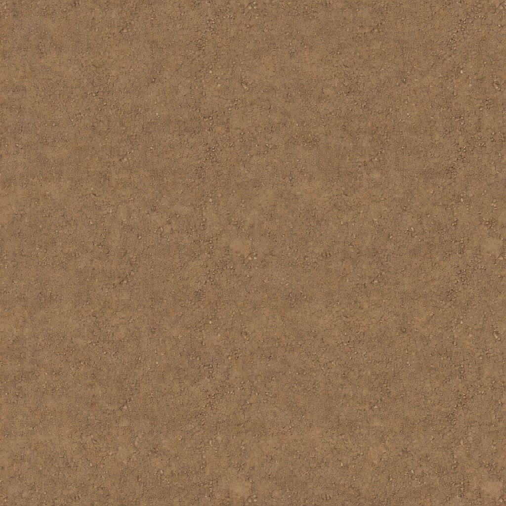 Realistic Dirt Gravel Ground